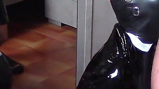 MILF Playing with Cream, Puts It in Her Mouth and Pussy to Make Her Husband's Cock Creamier