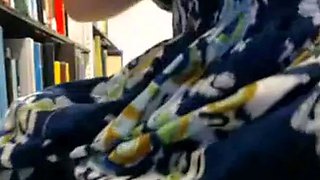 Stripping Down in the Library on Webcam