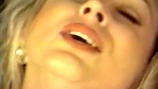 Big Titted Blonde Milf Pleasing Loaded Cock