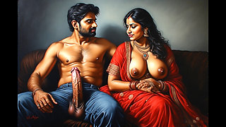 Wife pays rent by sucking her owner's dick and his son's dick and swallows their cum