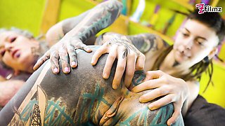 Anuskatzz and Lily Lu's anal gape trailer by Dirty Dreaz