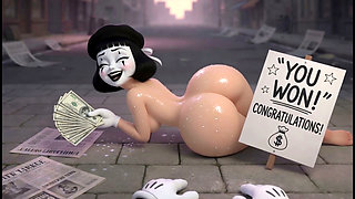 A stranger played a game with me, won money and had sex.