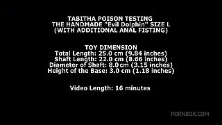 Tabitha Poison Testing The Handmade Dolphin Size L (With Additional