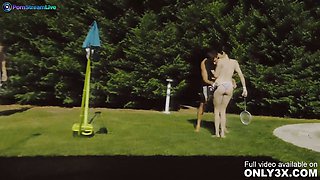 Antonia Sainz & Damaris X have a wild outdoor pussyfuck party with cum on faces and tits