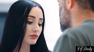 Busty Housewife Violet Voss Shakes Her Perky Big Tits For Relentless Cum Shower