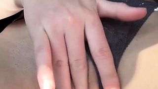 Ella Alexandra Fingers Her Pussy In The Car Onlyfans Video