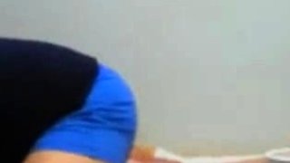 Close up POV of teen sucking cock