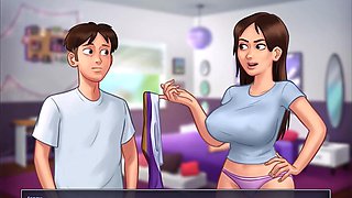 Summertime saga: Jenny finally fucked me on webcam