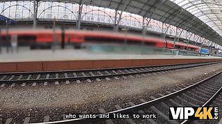 Vip4k. romantic trip concluded with a very fucking cheating in the toilet