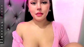 Chubby Brunette Big Boobs Dildo Masturbation