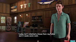 I Showed off to a Stranger on the Beach, Masturbating