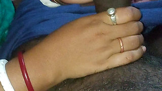 Desi Indian Bengali Bhabhi Blowjob and Handjob