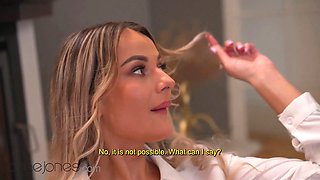 Dane Jones getting schlong fellated while wifey is on the smartphone cheating sex with Big Tits blonde