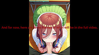 Miku Nakano Headphones Fuck - AI Animation