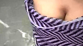 Video Made of Step Sister Taking Bath in Bathroom