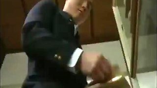 Japanese Stepmom Rides Son And Begs For Creampie