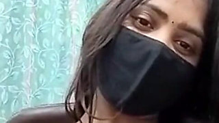 Girlfriend Shows And Presses Her Boobs On Video Call
