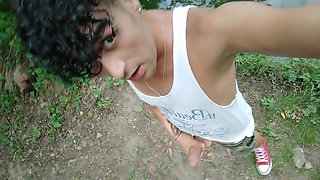 Selfie Jerk off Video - Jerk off Near a Lake