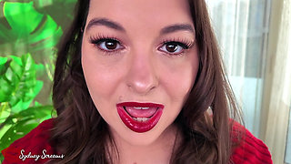 Tutor's Crush Gone Wrong - You Offer to Tutor Hot New Student Sydney Screams in Hopes of Getting Her Alone, Only to End up Diges