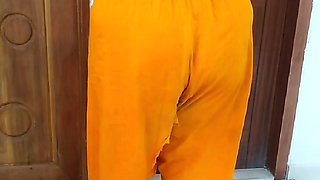 Stepfather in law fucked the Indian daughter in law Rani when she was doing exercises