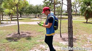 Pokemon teenagers try first fat shaft