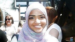Turkish-Arab-Asian Amateurs in Hijab Mix Photo