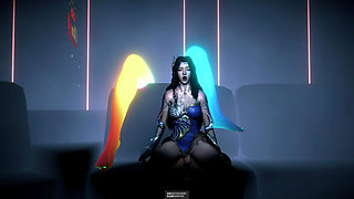 3D Horny Slut Cosplay Stripper Got Her Wet Pussy Fucked so Hard