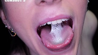 Celestina Blooms and Summer Stevens share a steamy, messy blowjob compilation