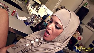 Lana Fevers Hijab-Covered Anal Pounding