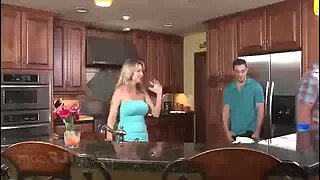 Family Secrets Stepmom and Seductive Boy: Big Tits, Blowjob  Amateur Porn