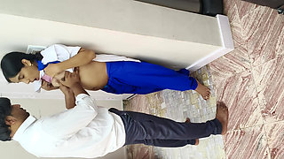 Desi Village teacher fuck her student tight pussy hindi audio sex, beautiful desi Village girl tight pussy fuck Xxx