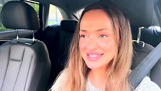 Girl masturbates in the car after user date fail