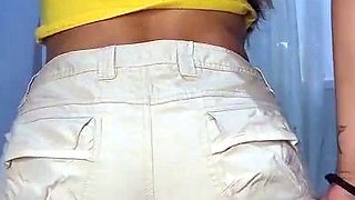 Cute brunette amateur babe sosha masturbating