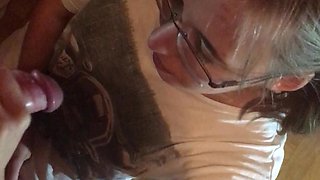 POV Blow Job with Cym on My Glasses