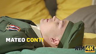 Hot MILF tomas Dolnak gets a hardcore fucking in the army in uniform