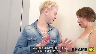 Hot Russian MILF Neighbor Shamed in 4K HD - Secret Fuck with Young Boy