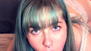 Fucked A Cute 18 yo With Blue Hair