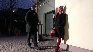 Black guy fucked his pretty girlfriend in her bald pussy wearing sexy lingerie