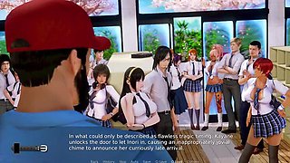 Waifu Academy Part 72 - Her OnlyFans Career Begins - Big Tits Young MILF Hentai Role Play
