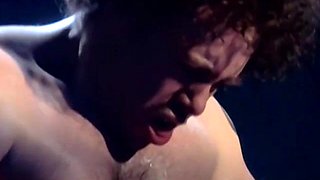 Rojer Beaumont knelt to suck on the big shaft of Bryce while masturbating his dick