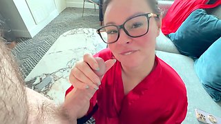 Curvy MILF August Heat Treats Herself to Two Big Dicks in a Row