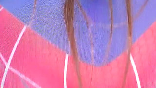 This Spider-girl Costume Is Really Tight on Me, Stepbro. Unzip It and Fuck Me.