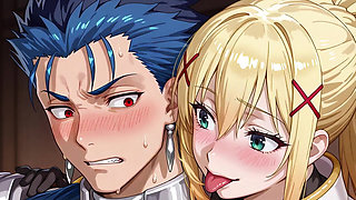 Chulainn (fate) X Darkness (konosuba)