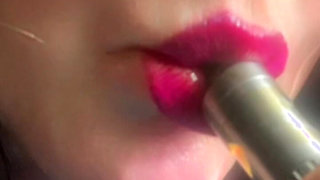 Smoking Hot Pink Seductive Lips & Slow Motion Vapor Bliss