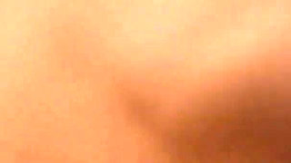 Busty brunette Chloe James strips in lingerie in front of a camera