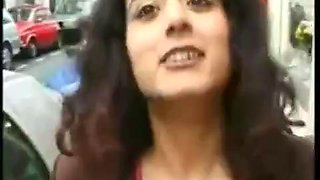 Busty Arab Lou: Blowjob, Big Tits  Brunette Porn