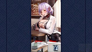 Oops, I accidentally groped your big melons Eimi - Queen of curves