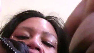 A Stunning Tahitian Woman Is Being Fucked by a Big BBC Cock.