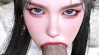 Beauty Pixel Dream Girl with a Booty Virus - 3D Animation Hentai