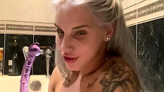 Spy Camera Watches Big Tit Amateur Milf In The Shower